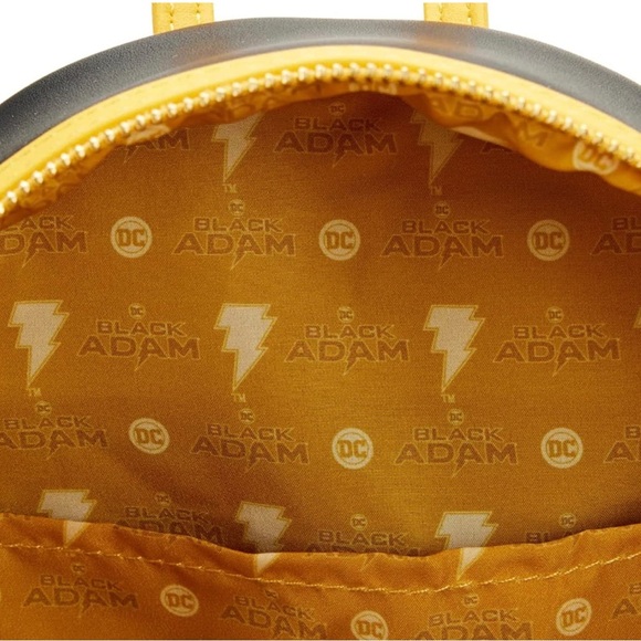 DC Comics Black Adam Light Up Cosplay Loungefly Mini Backpack - Picture 2 of 5